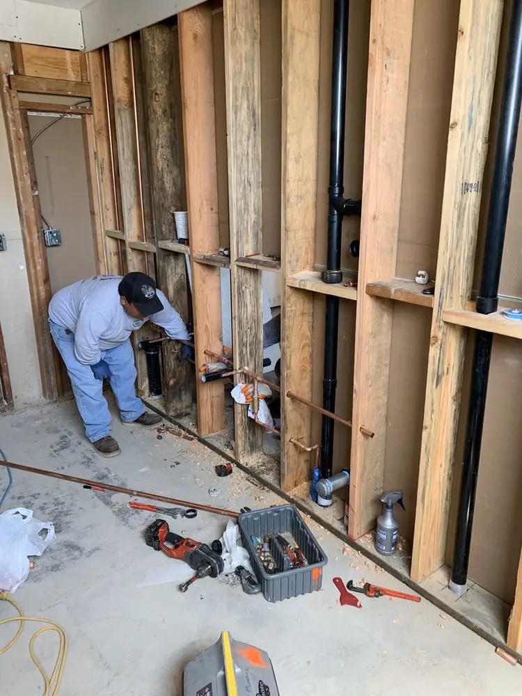 Commercial rough-in plumbing for Water Heater Replacement in North Hempstead